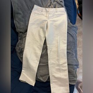 Club Monaco Silver Metallic Pants